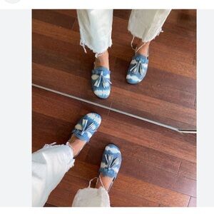 Charlotte Stone Nellie Clogs in Tie Dye